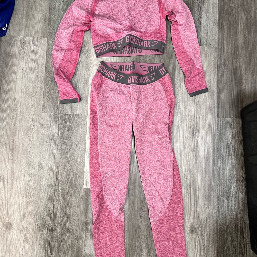 Gymshark Pink Seamless High-Rise Leggings